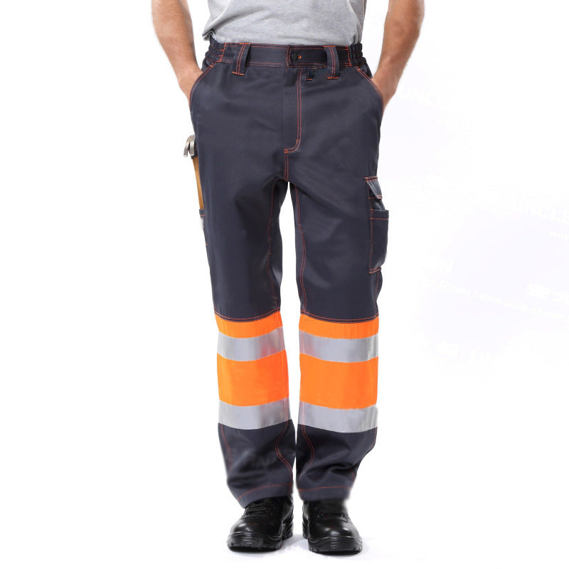 Outdoor-Arbeitshose für den Bau mit reflektierenden Elementen
