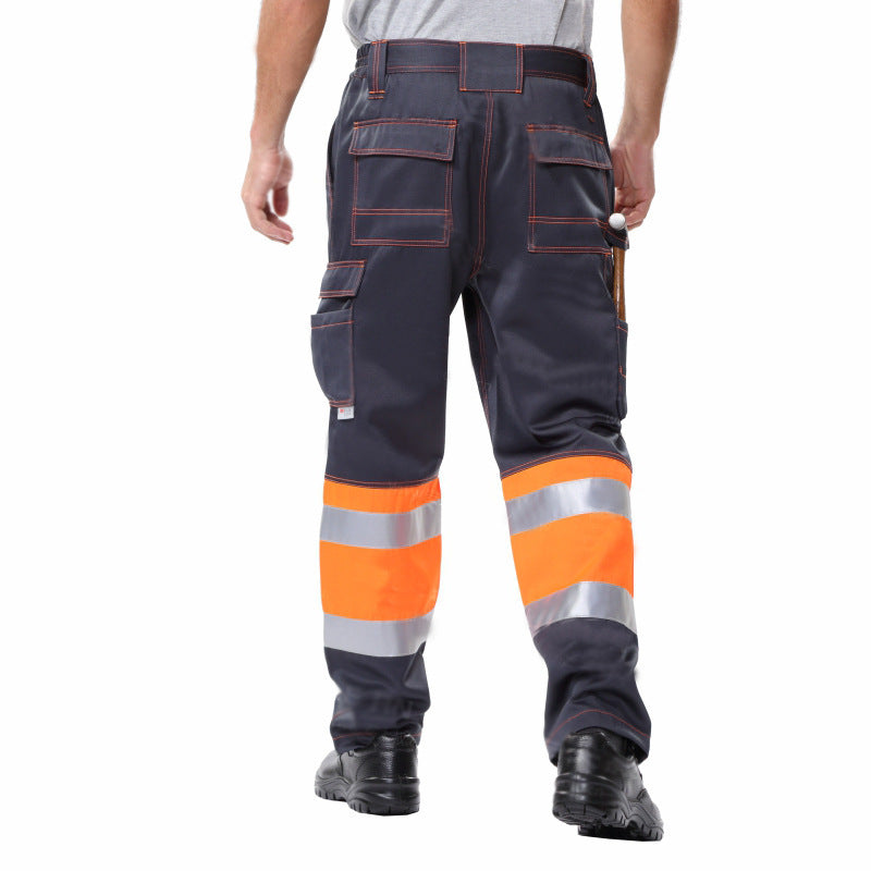 Outdoor-Arbeitshose für den Bau mit reflektierenden Elementen