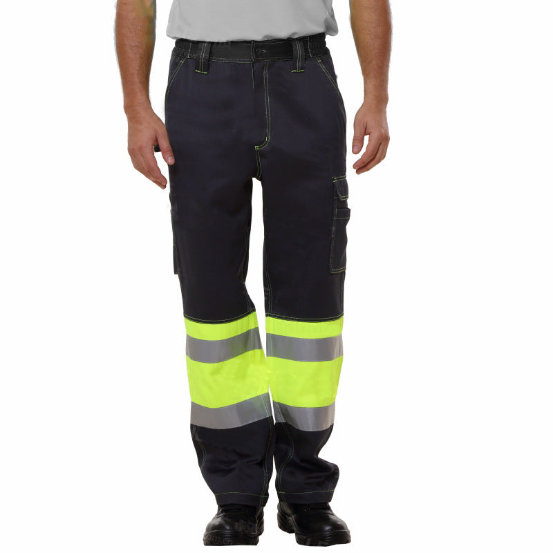 Outdoor-Arbeitshose für den Bau mit reflektierenden Elementen