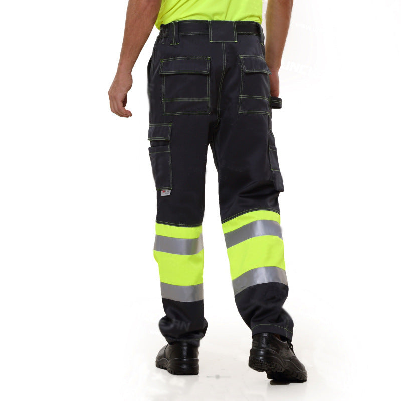 Outdoor-Arbeitshose für den Bau mit reflektierenden Elementen