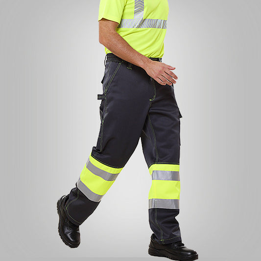 Outdoor-Arbeitshose für den Bau mit reflektierenden Elementen
